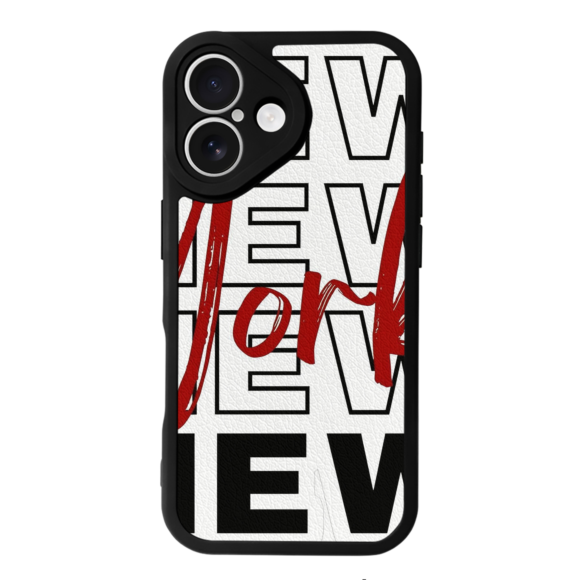 New York Yankees 176 IPhone 16 Silicone Leather Case – UV Print, Lambskin Texture – Perfect Fit, Wireless Charging Compatible, Scratch Resistant, Precise Cutouts – Stylish Protection For IPhone 16